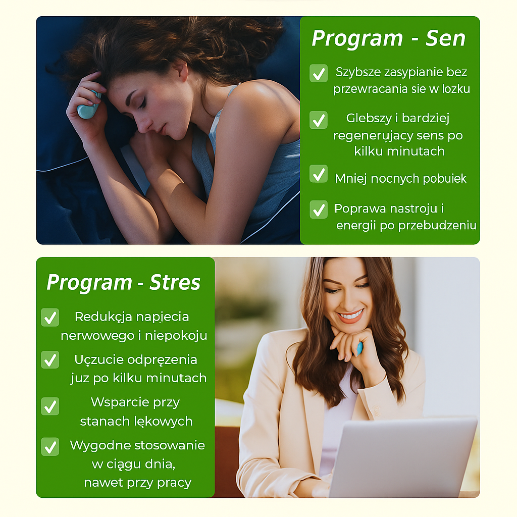 SmartSleep™ - Zrelaksuj się i zasypiaj lepiej!