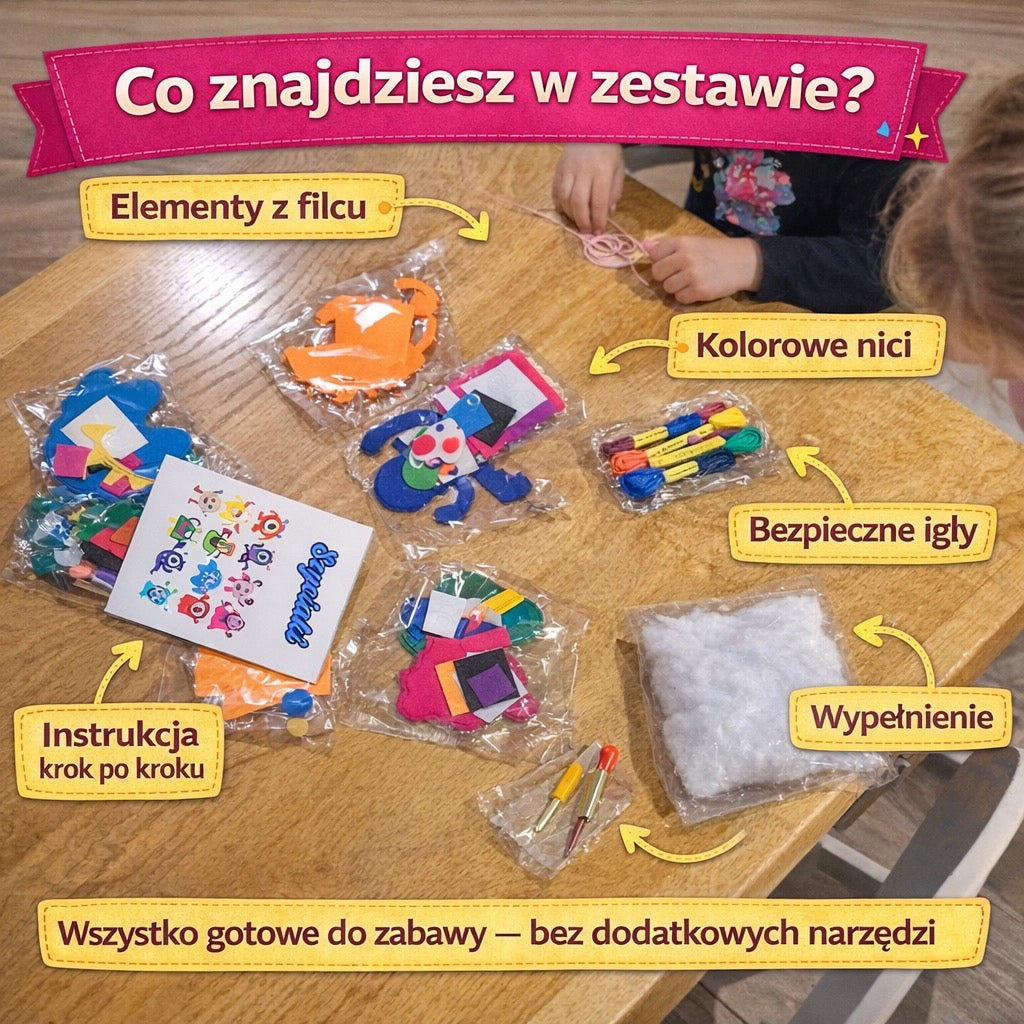 Szyciaki – kreatywny zestaw do szycia dla dzieci