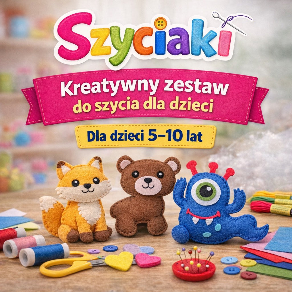 Szyciaki – kreatywny zestaw do szycia dla dzieci