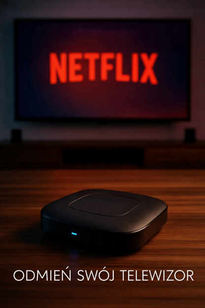 Smart TV Box 4K - pilot z Netflix / YouTube / WiFi 5G / Bluetooth