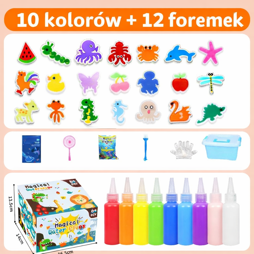 Mokreludki - Twórz Magiczne Figurki z Wody!