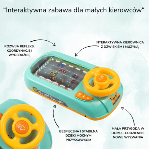 SpeedRacingKid™ - Interaktywny wyścig dla maluchów!