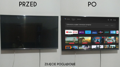 Smart TV Box 4K - pilot z Netflix / YouTube / WiFi 5G / Bluetooth
