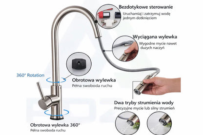 Bezdotykowy Kran - Twoja Nowoczesna Kuchnia!